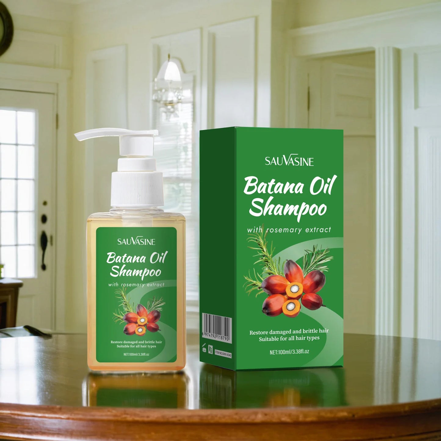 Batana Oil Shampoo & Conditioner – Anti-Hair Loss & Hair Strengthening