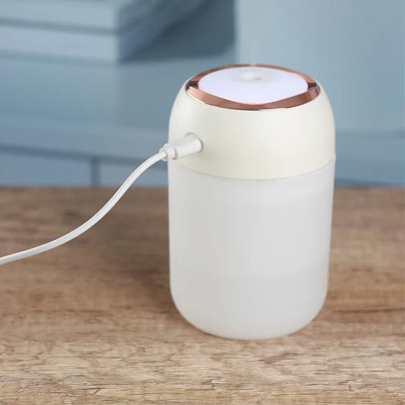 Portable Mini USB Humidifier – Aroma Diffuser with LED Light