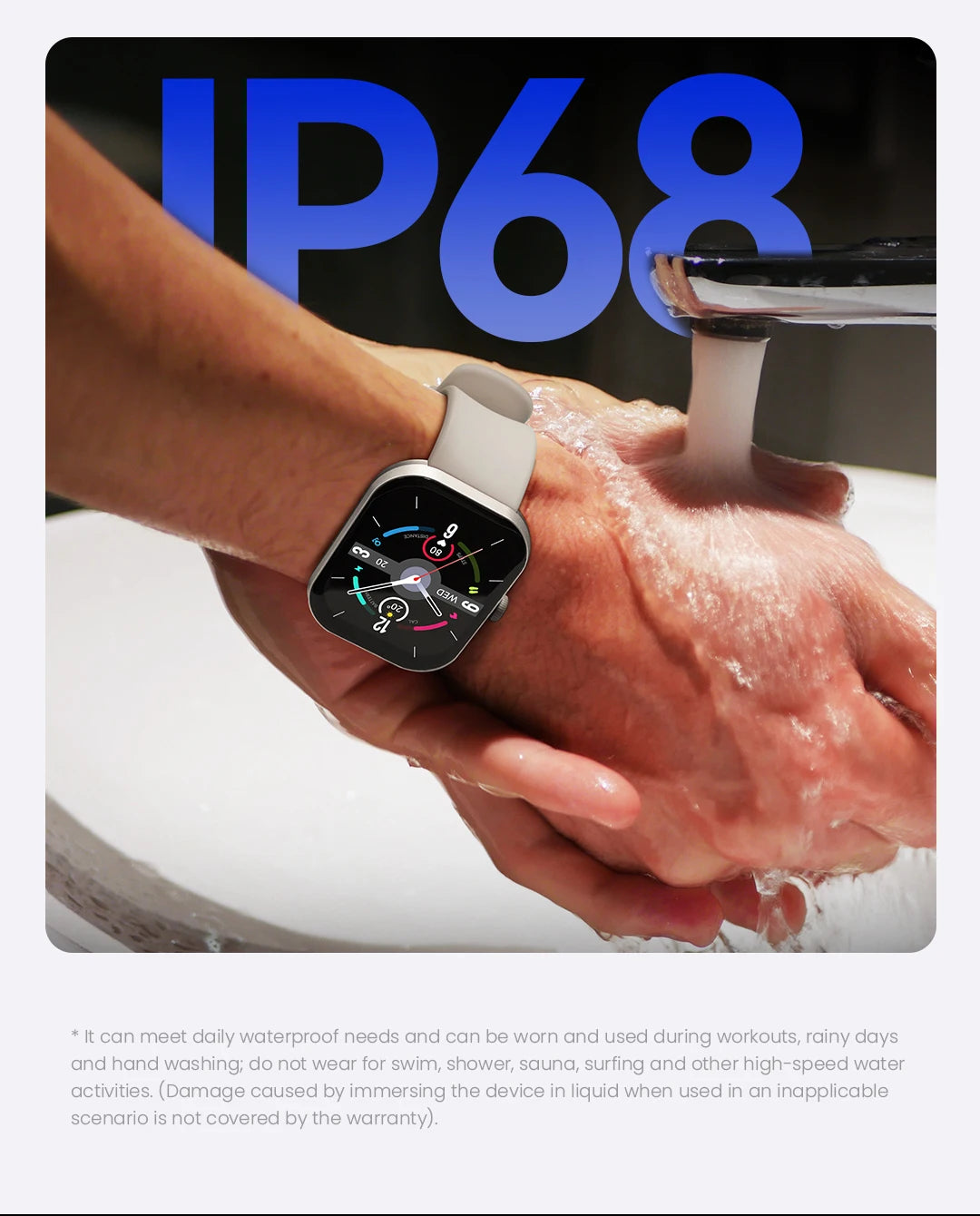 Watch S6 Smartwatch 2.01" HD Display