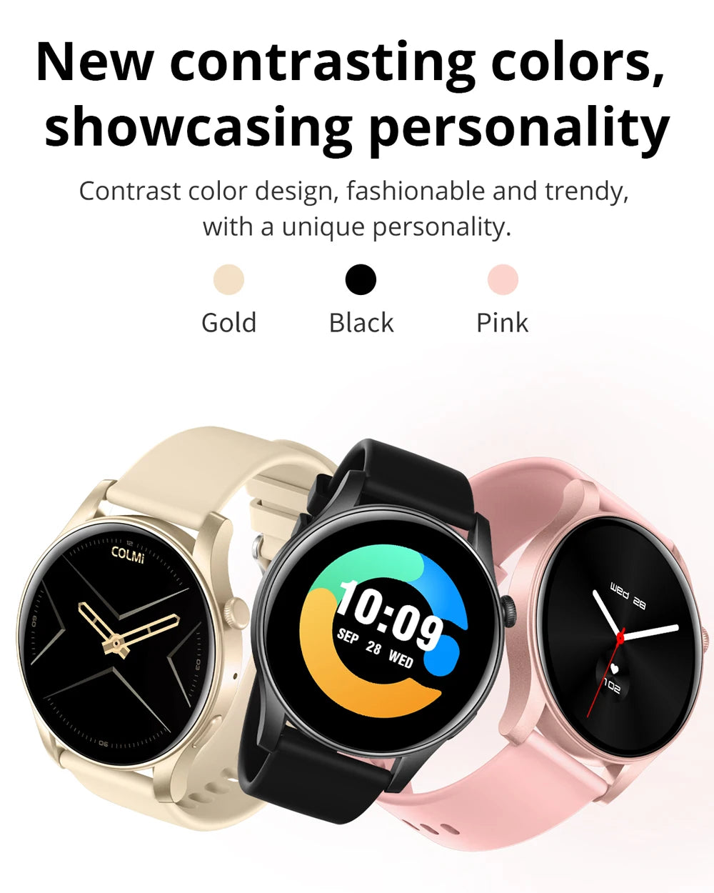 V73 AMOLED Bluetooth Call Smartwatch 2024