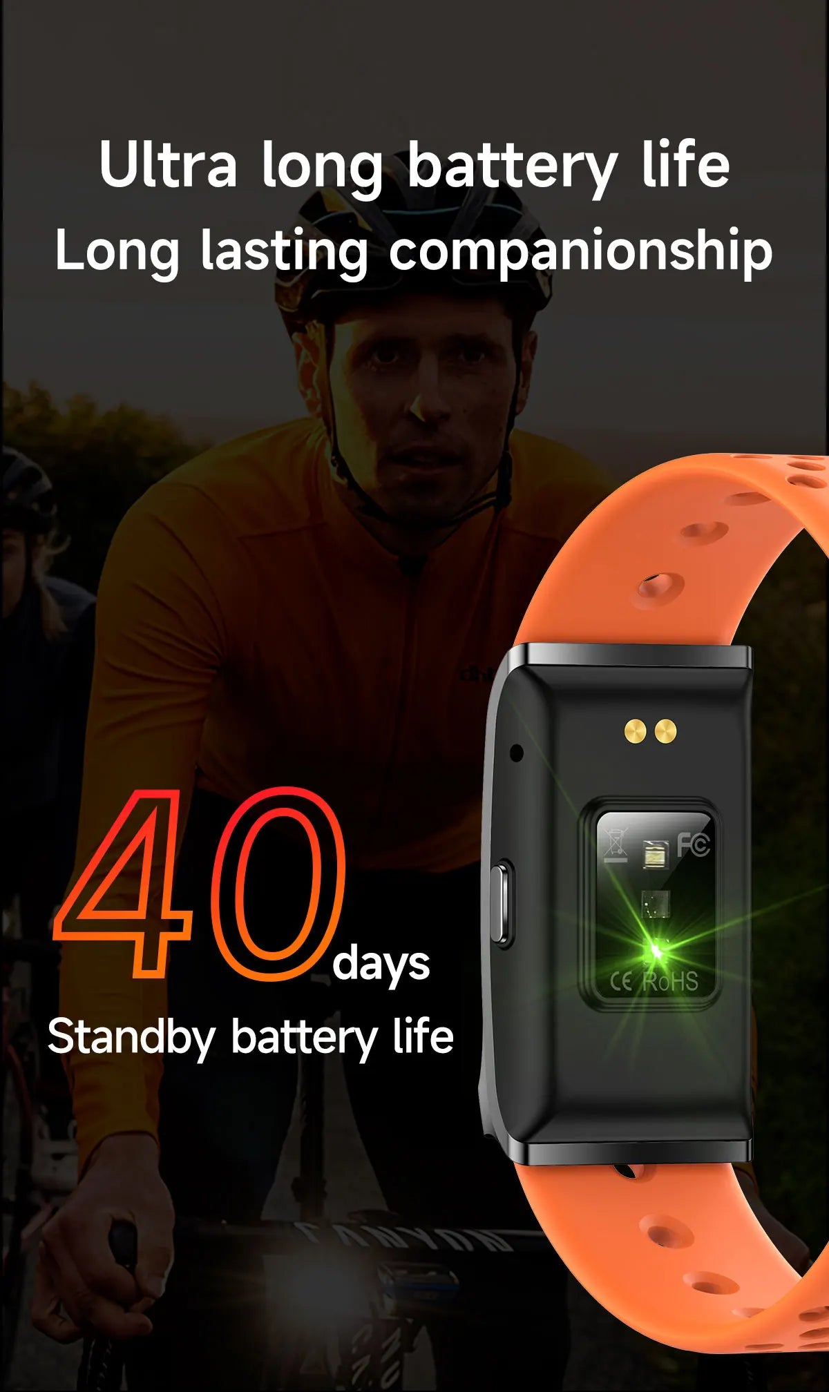 No-Screen Men’s Sports Fitness Smartwatch 2025