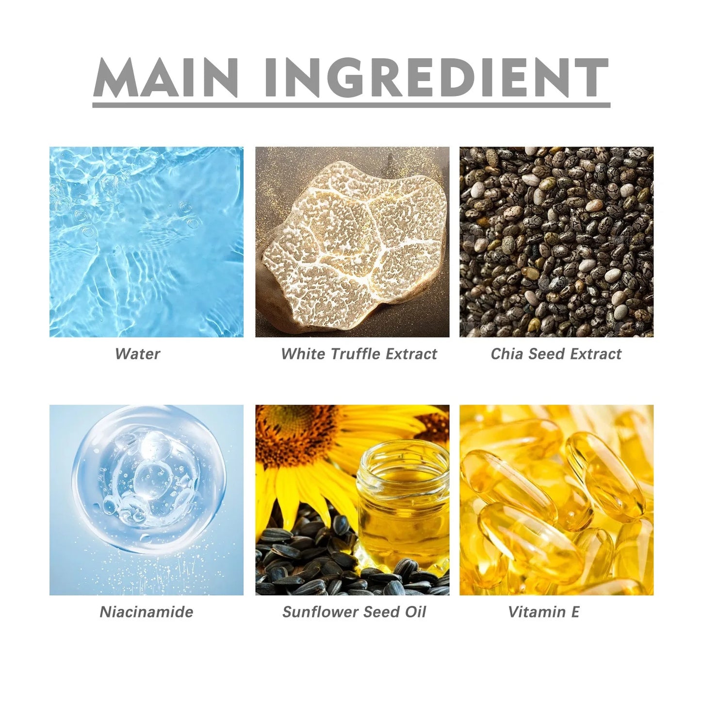 White Truffle Facial Serum – Hydrating & Brightening 100ml