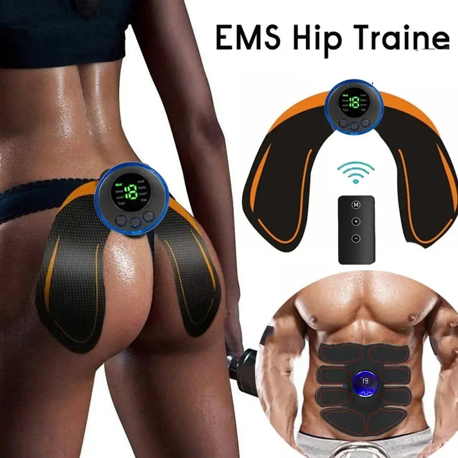 EMS Abdominal & Arm Muscle Stimulator – USB Charging Fitness Patches