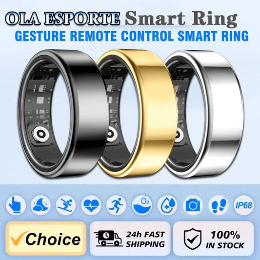 SmartRing GPS – Heart Rate & Multi-Sport Waterproof Tracker