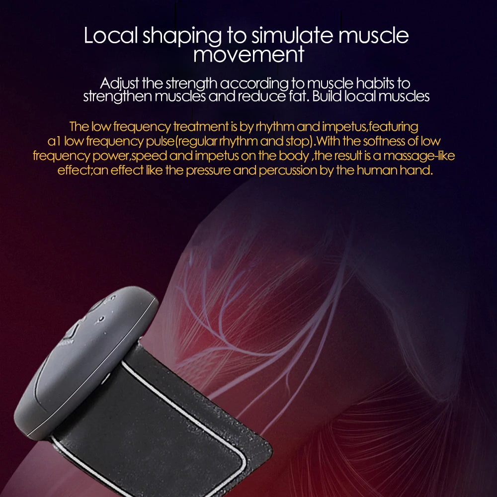 EMS Muscle Stimulator – 6-Mode Ab, Hip & Arm Trainer