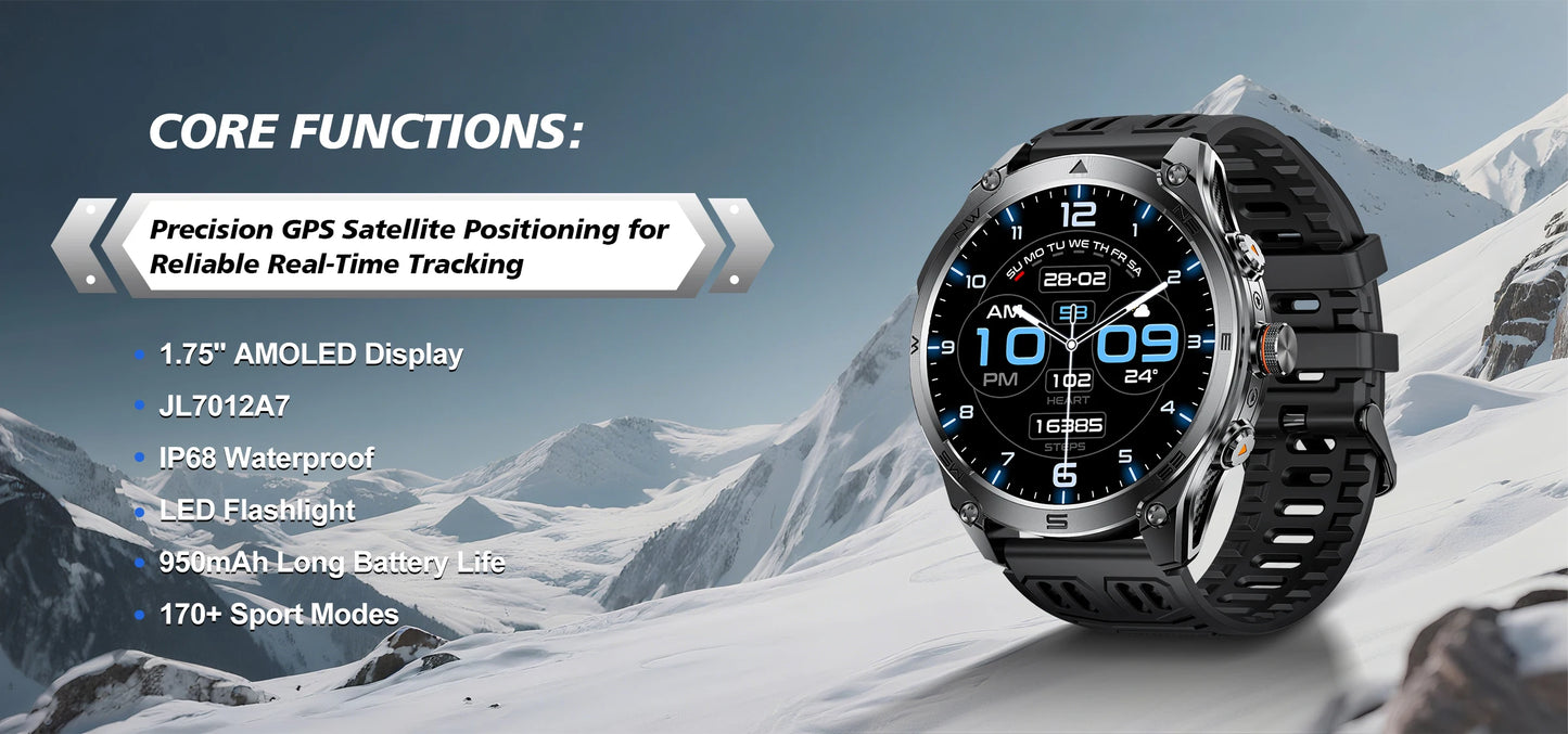 T-Rex 3 Military Smartwatch for Men