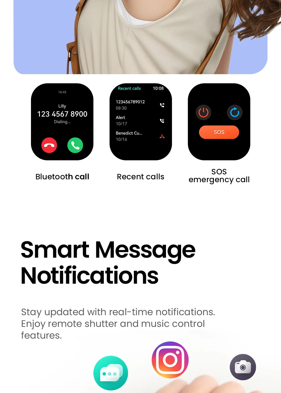 Watch S6 Smartwatch 2.01" HD Display