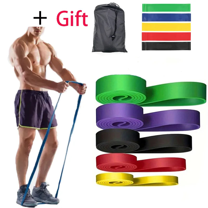 Resistance Exercise Bands – Elastic Yoga & Gym Fitness Bands