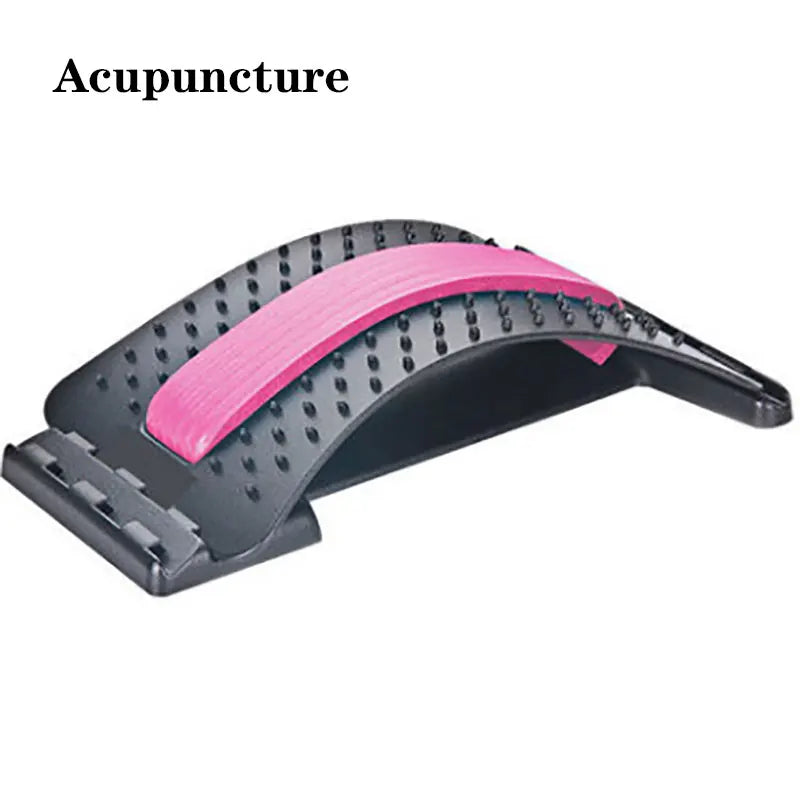 Lumbar Stretching & Massager Device – Spine Correction & Back Relief