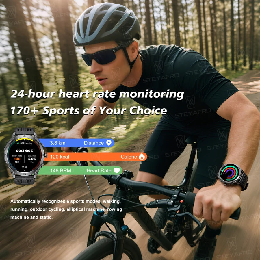 T-Rex 3 Military Smartwatch for Men