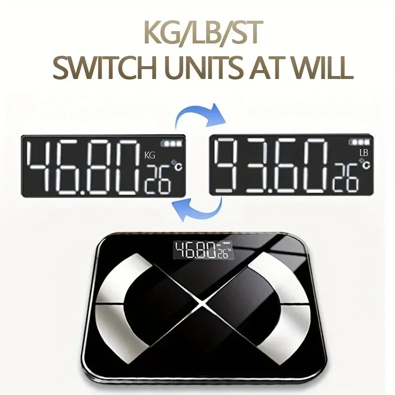 Intelligent Body Fat Scale – Wireless High-Precision Weight Monitor