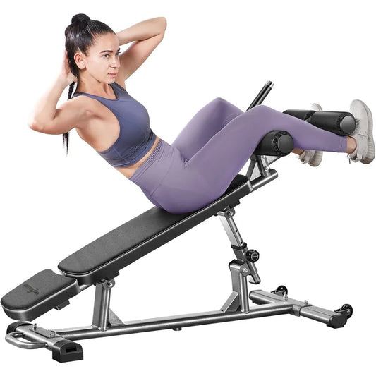 Professional Sit-Up Bench – Adjustable Height & Incline/Decline