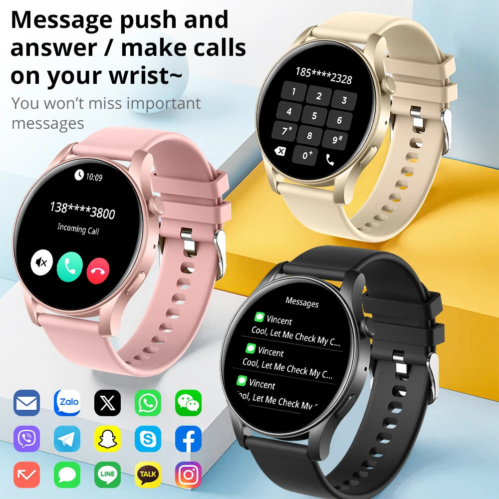 V73 AMOLED Bluetooth Call Smartwatch 2024