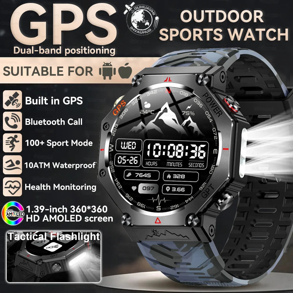 T-Rex 3 Military Smartwatch GPS AMOLED