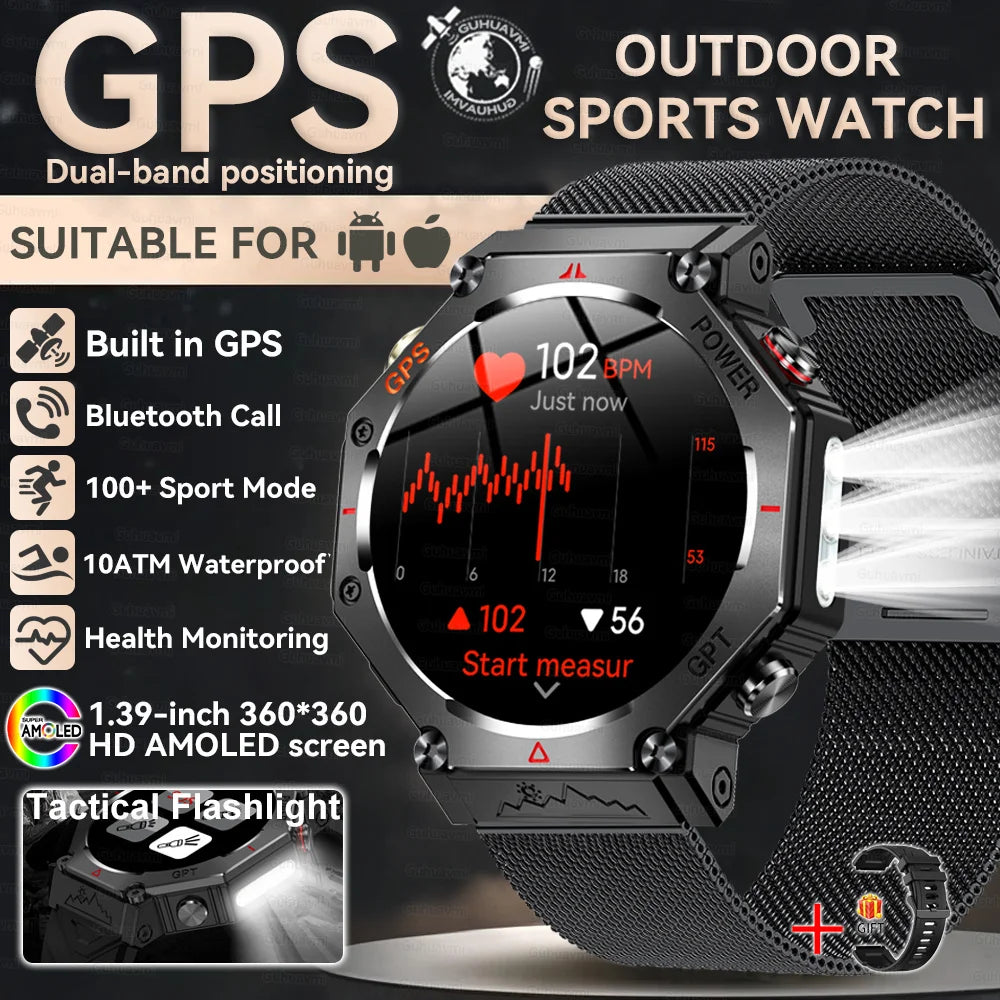 T-Rex 3 Military Smartwatch GPS AMOLED
