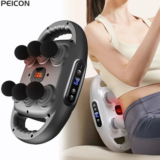 Fascia Gun Muscle Massager – Six-Head Professional Massage Gun