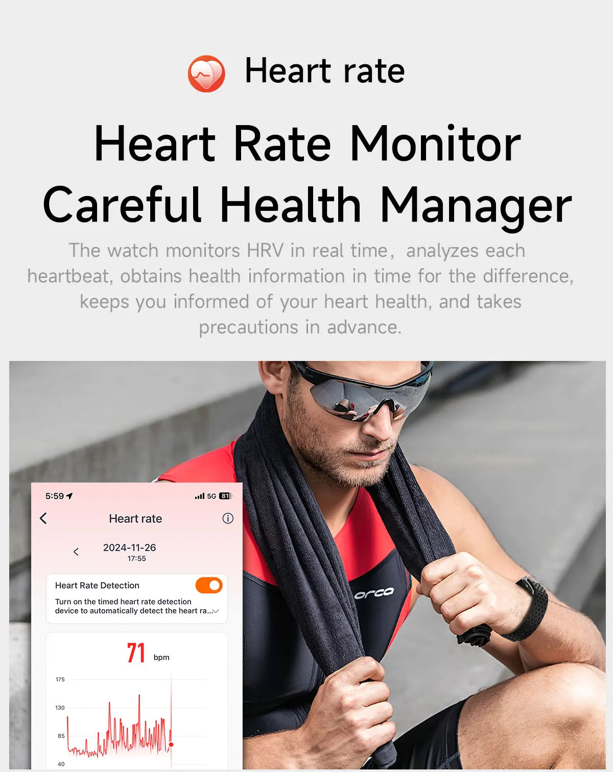 No-Screen Men’s Sports Fitness Smartwatch 2025