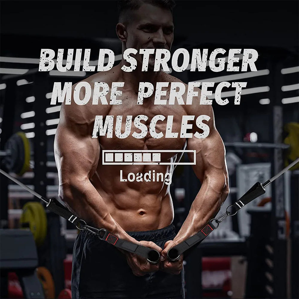 Triceps & Face Pull Rope – Push/Pull Gym Cable Accessory