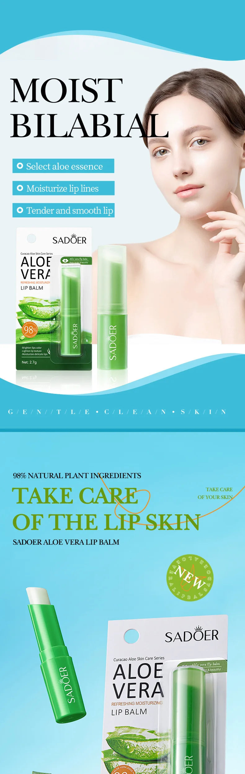 Aloe Lip Balm – Nourishing & Hydrating Lip Care