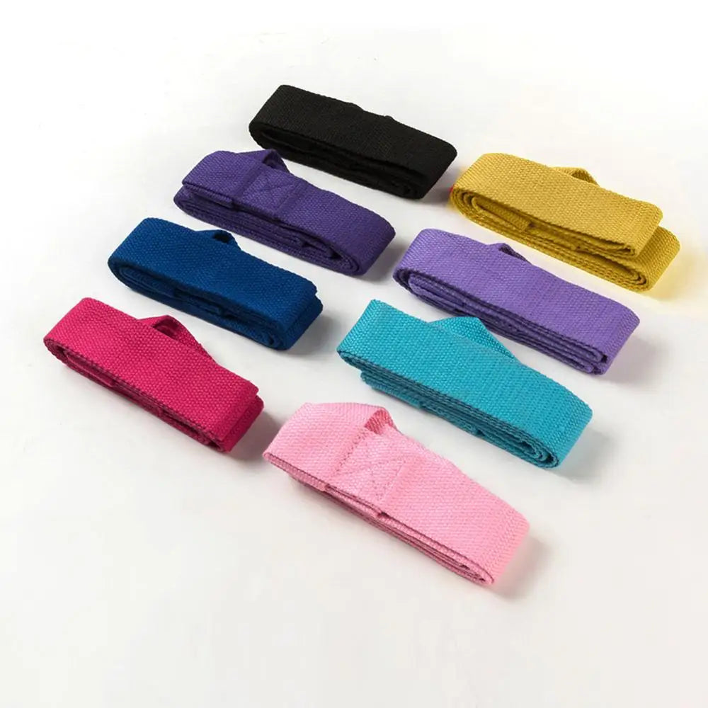 Adjustable Yoga Mat Strap – Elastic Fitness & Carry Belt