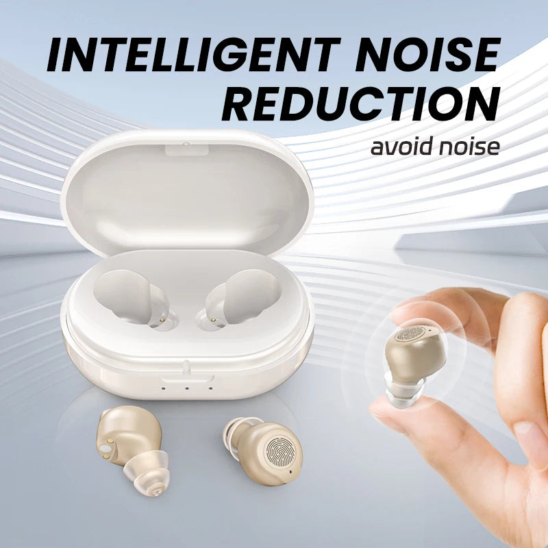 Rechargeable Touch Control Hearing Aids – Mini Sound Amplifier