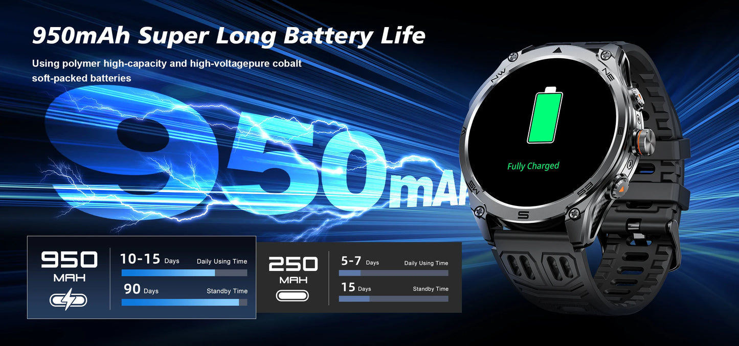 T-Rex 3 Military Smartwatch for Men