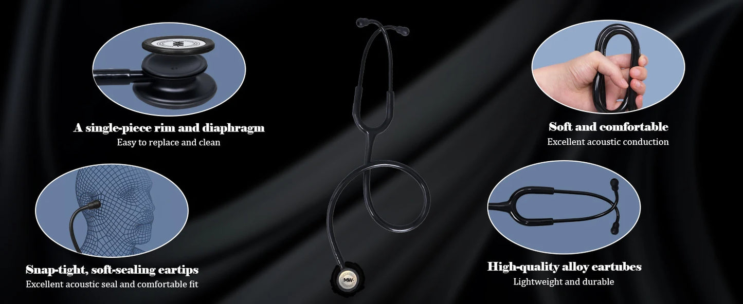 Double-Sided Medical Stethoscope – Professional Cardiology & Nurse Use