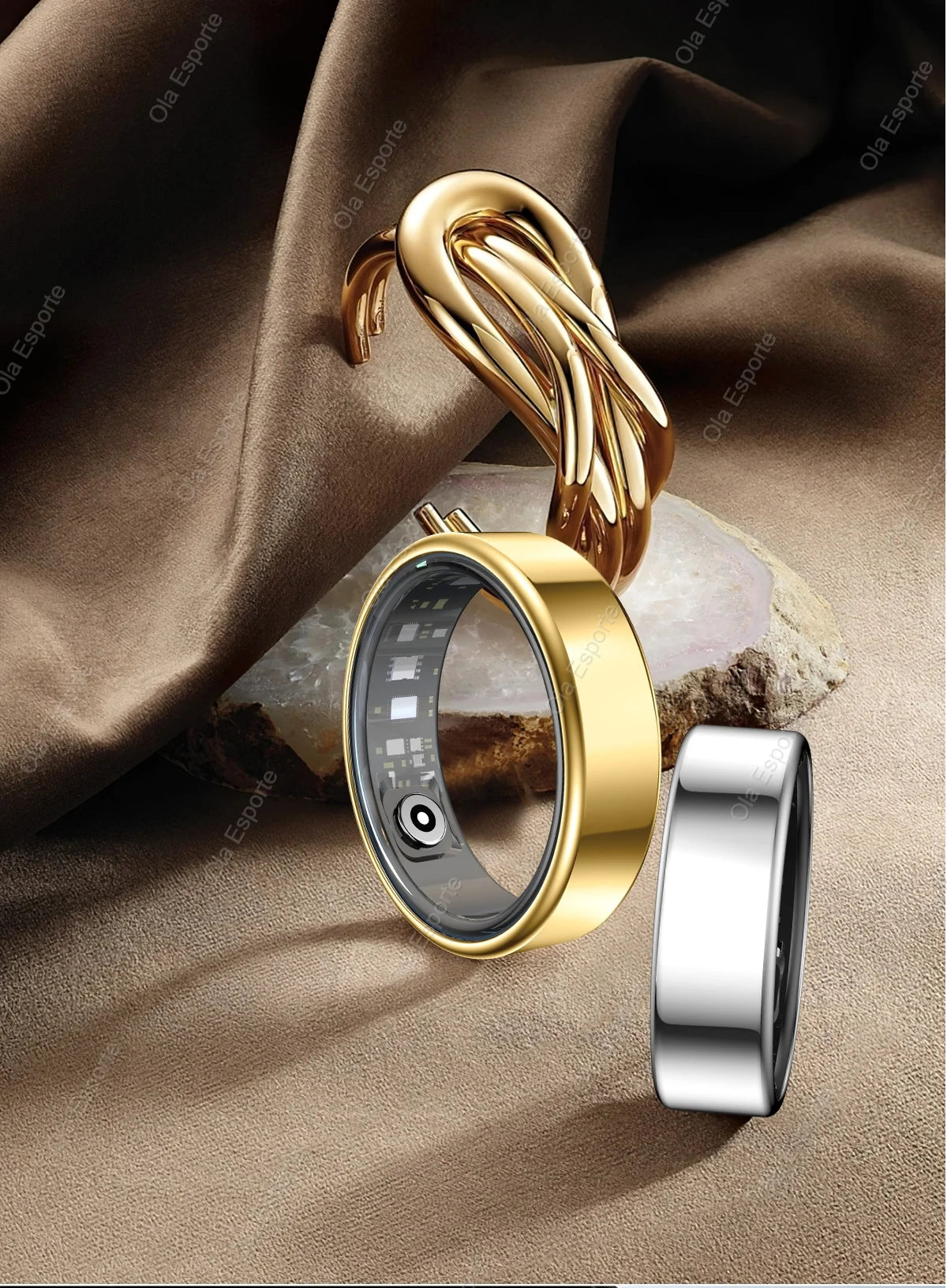 SmartRing GPS – Heart Rate & Multi-Sport Waterproof Tracker