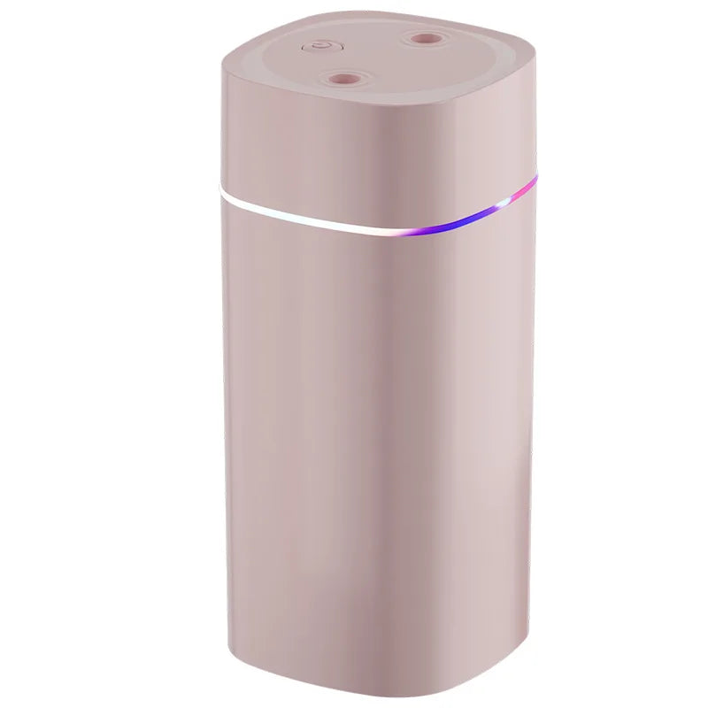 Dual-Nozzle USB Humidifier – 600ml/H Super Mist, Ultra Quiet