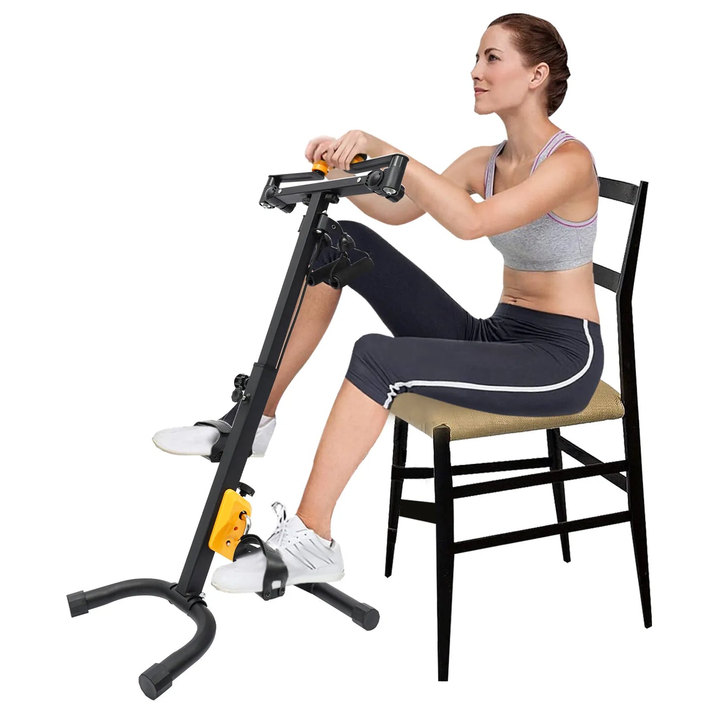 Foldable Pedal Exerciser Bike – Adjustable Home Rehab Fitness