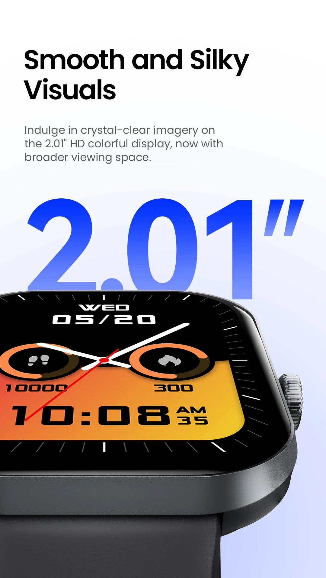 Watch S6 Smartwatch 2.01" HD Display
