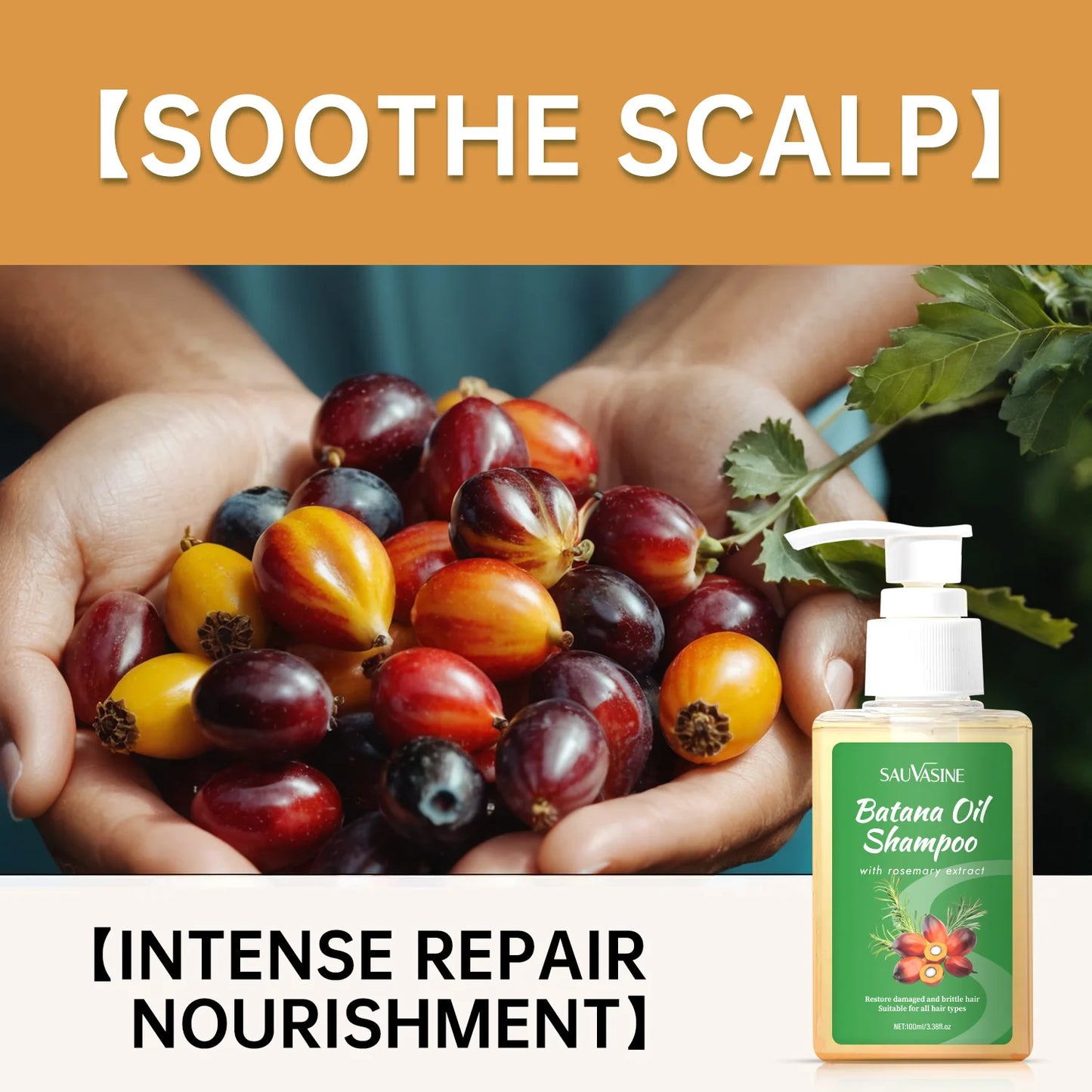 Batana Oil Shampoo & Conditioner – Anti-Hair Loss & Hair Strengthening