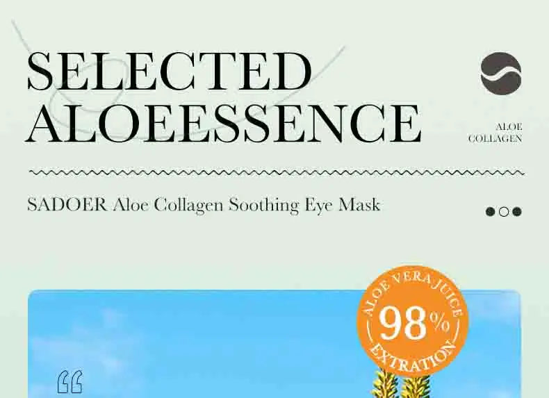 Aloe Vera Collagen Eye Mask 60pcs