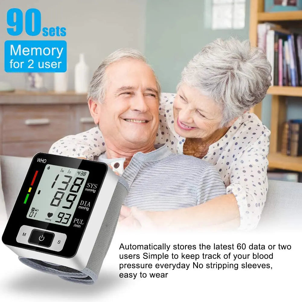 Digital Wrist Blood Pressure Monitor – High-Accuracy Tonometer