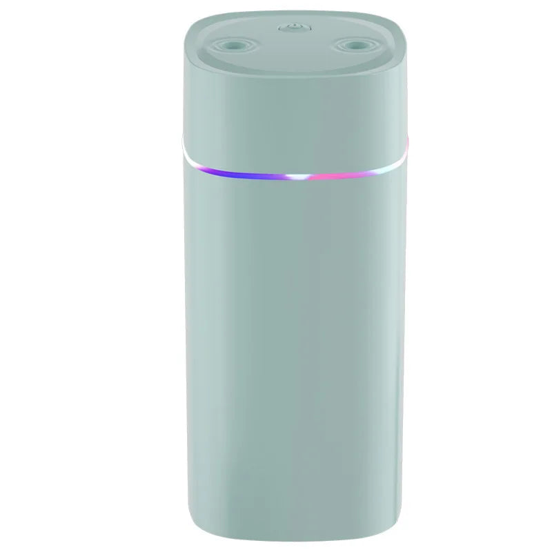 Dual-Nozzle USB Humidifier – 600ml/H Super Mist, Ultra Quiet