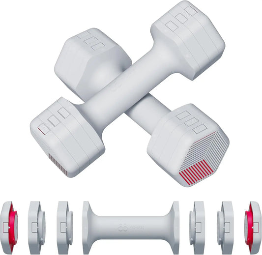 Adjustable Dumbbells Set – 2–5lb Free Weights for Home Gym